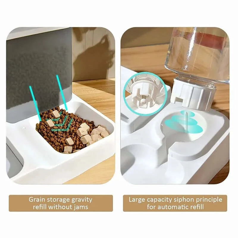 eco-friendly Automatic Pet Food and Water Dispenser